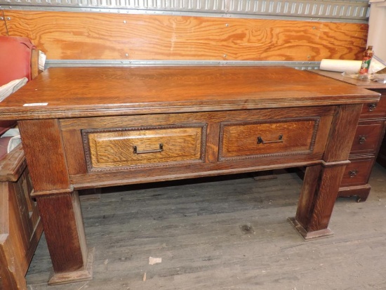 Early Quartersawn Mercantile table from Daniel & Fisher outlet.