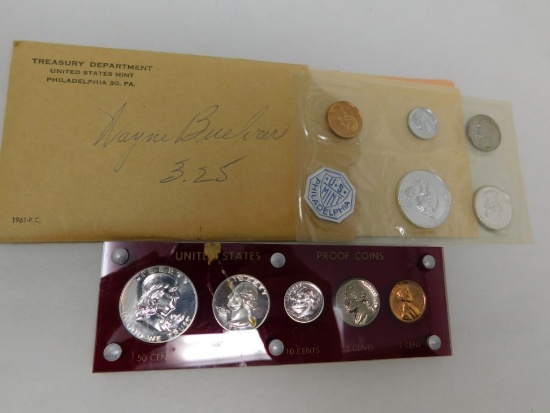 1961 US coin proof sets