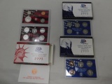 199 US silver proof mint set and mint quarters proof sets