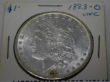 1883 US Morgan silver dollar coin