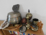 Middle eastern brass items