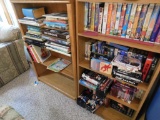 2 bookshelves and contents