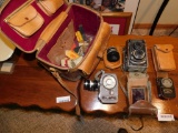 Vintage cameras and accessories