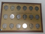 US Jefferson Nickel assortment With WWII wartime