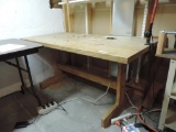 Oak Shop Table/Desk