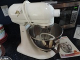 White Kitchen aide mixer.