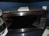 Stainless steel Panasonic inverter microwave.