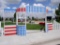 Carnival/County Fair Booth/Grand Entrance (Blue & White)