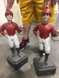Miniature Lawn Jockey pair