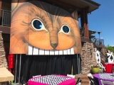 Cheshire Cat Face Theater Flat-Huge!