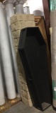 Open Wood Coffin, Black