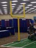 Football Goal Posts w/stands pair (Players not included)