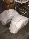 Rock - Plastic, White pair