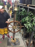 Ship's Wheel With Bell