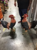 Decorative Roosters pair