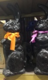 Chocolate Easter Bunny replicas pair