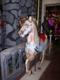 Carousel Horse on stand w/pole