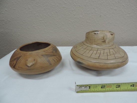 Early pottery pieces.