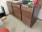 Garage cabinet with contents.