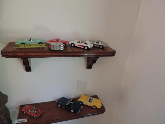 7 small corvette models.