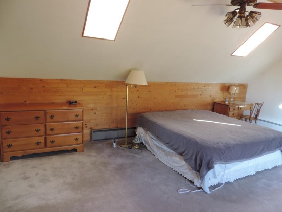 Maple bedroom set.