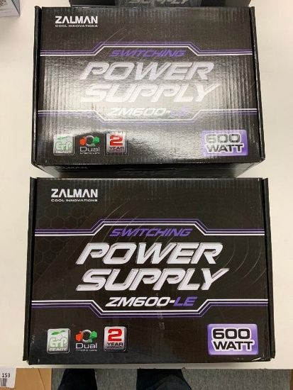 (2)Zalman Power Supplies