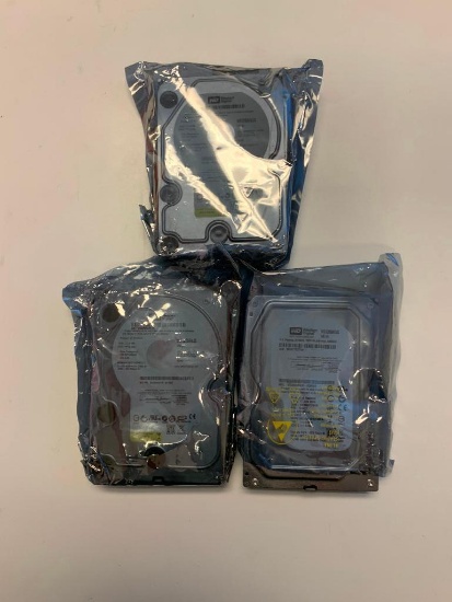 (3) Western Digital Hard Drives