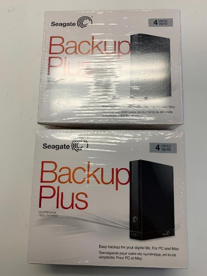 (2) Seagate Backup Plus Desktop Drives