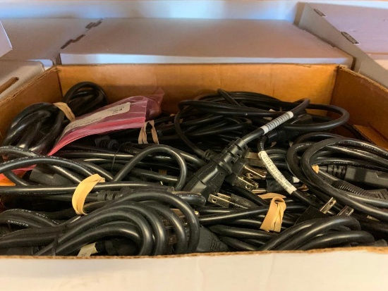 6 boxes of cables, extension cords, Eathernet 25' 100', more packed full