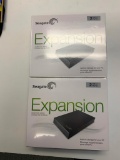 (2) Seagate Expansion Desktop Drives