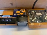 Misc- Dell Mother Board, linksys network storage, connecting card, docking station