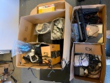 Misc Lot Dell printer, Cables, Switches, Speakers, Keyboards, More