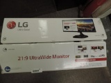 LG model 25UM56 ultra wide monitor.