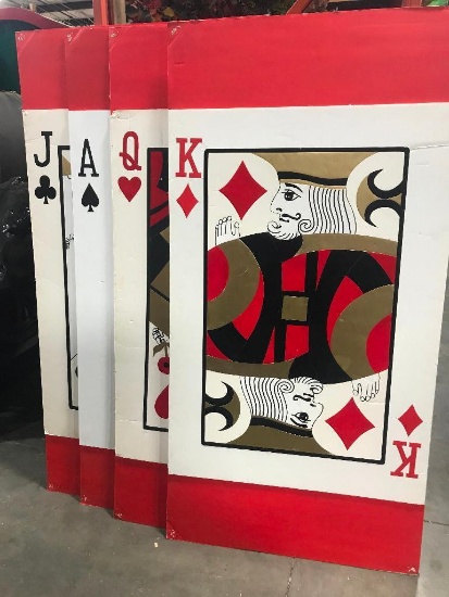 Giant Playing cards big lot several sizes