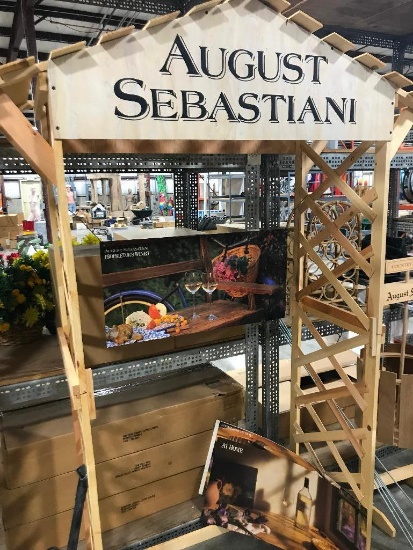 Sebastiani Wine "Arbor" liquour store display units lot of 4