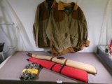 Gun cases and hunting clothing