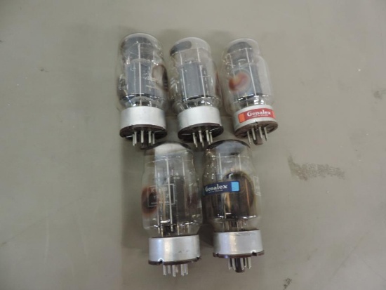 Five KT88 tubes.