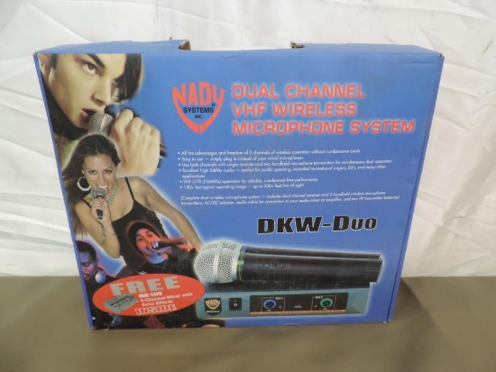 Nady DKW-Duo wireless mic system.