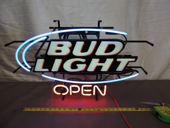 Bud Light Open neon.