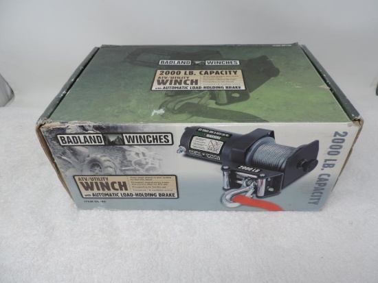 Badland 2000lb Utility/ATV winch.