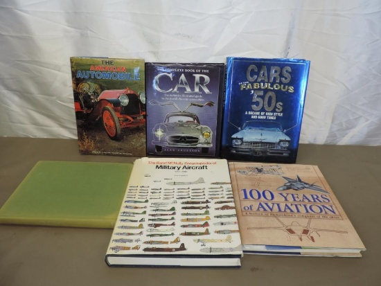 Car and Aircraft book assortment.