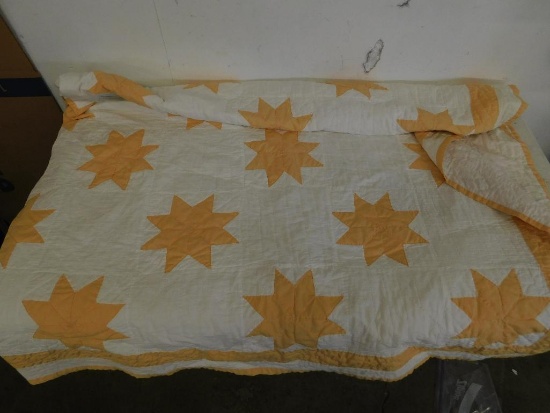 Antique hand stitched quilt