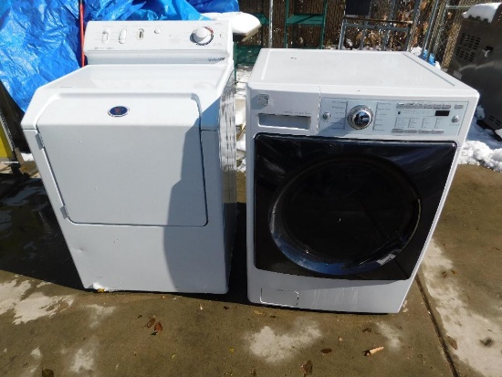 Washer and dryer set