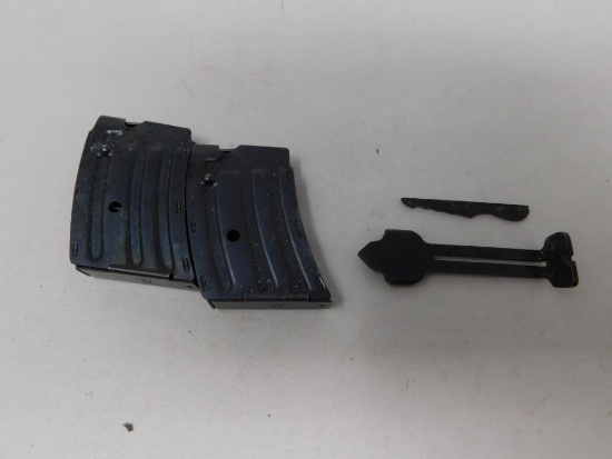 Winchester 75 magazines and sight