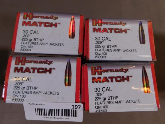 Hornady Match 30 cal bullets for reloading