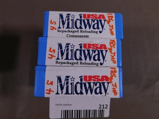 Midway 45 ACP bullets for reloading