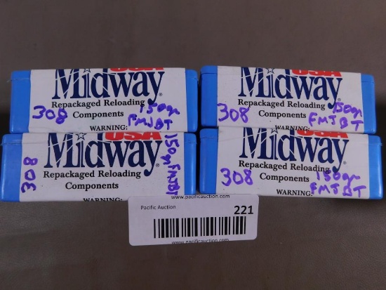 Midway 30 cal 150 gr bullets for reloading