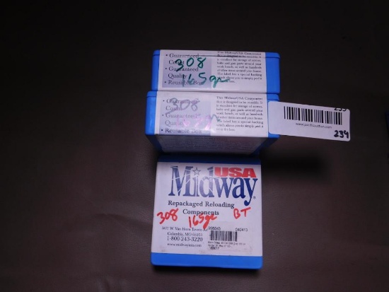 Midway 30 cal 165 gr bullets for reloading