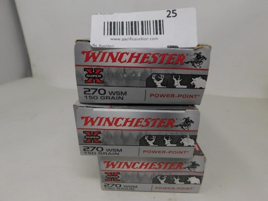 270 Winchester Short Magnum ammunition