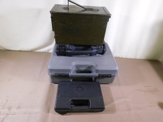 Pistol cases and ammo can